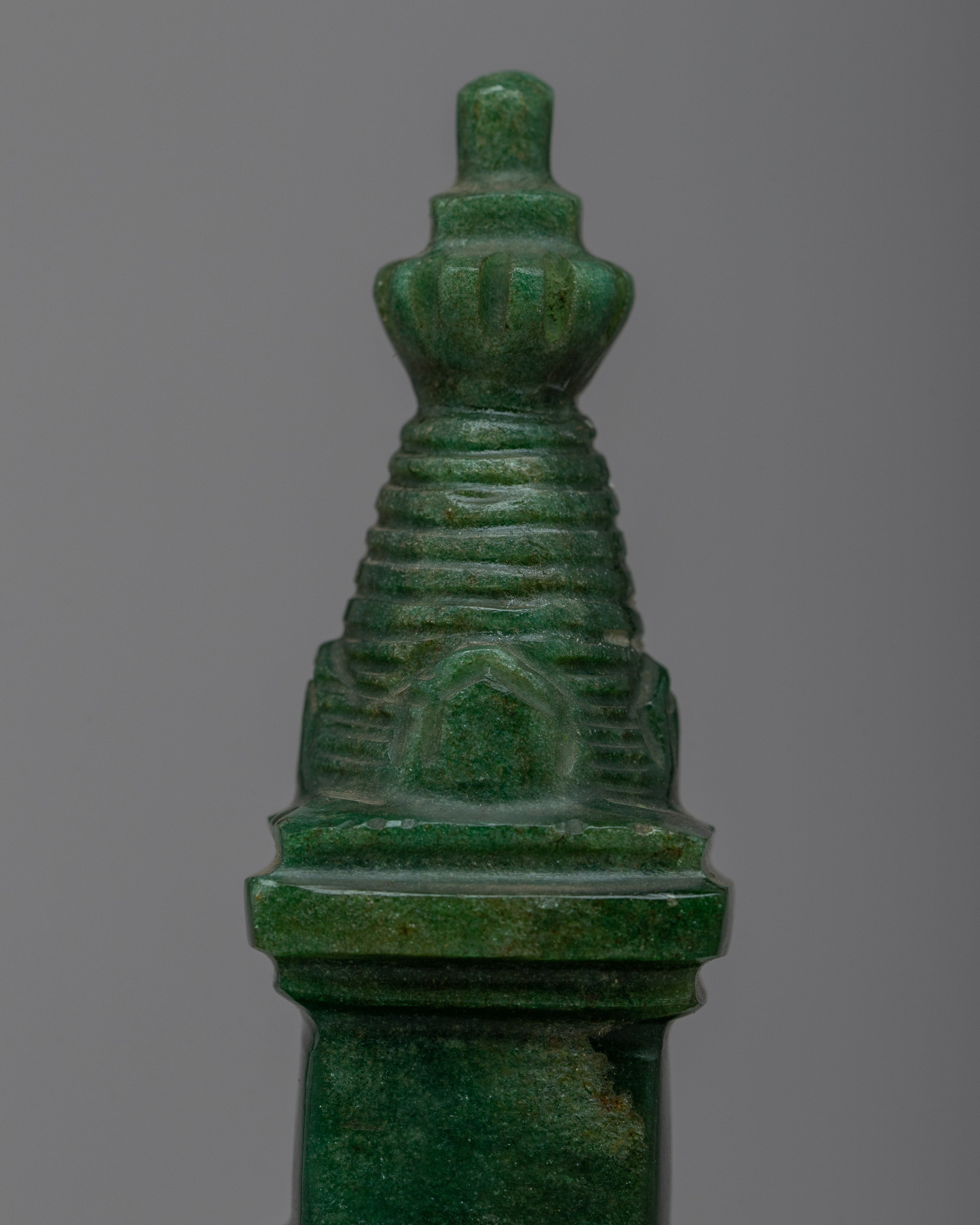Collectible Tibetan Murgaz Stupa | Display the Essence of Buddhism
