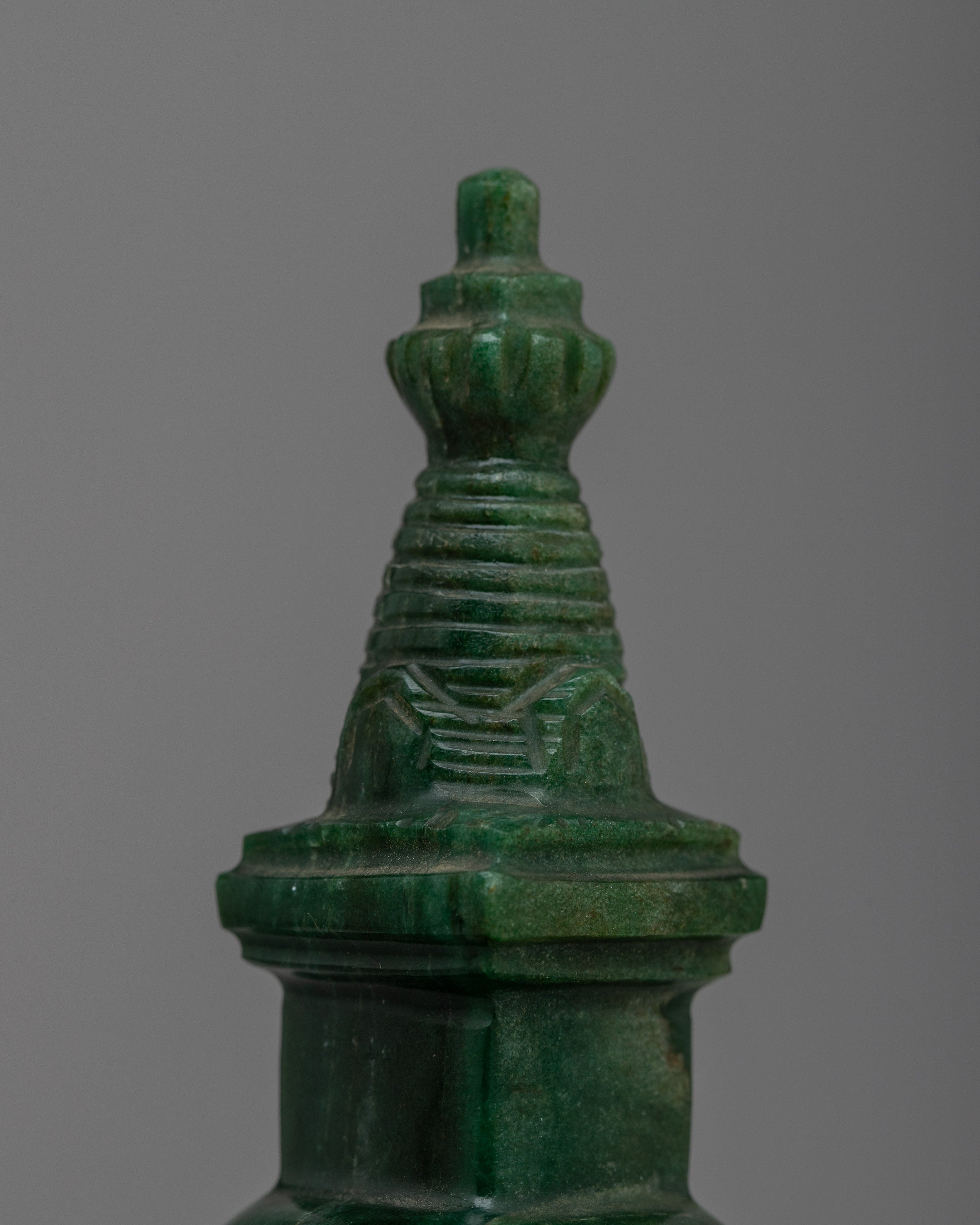 Collectible Tibetan Murgaz Stupa | Display the Essence of Buddhism