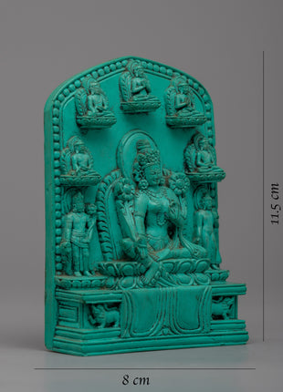Mother Green Tara Buddha Statuette | Embrace of Compassion