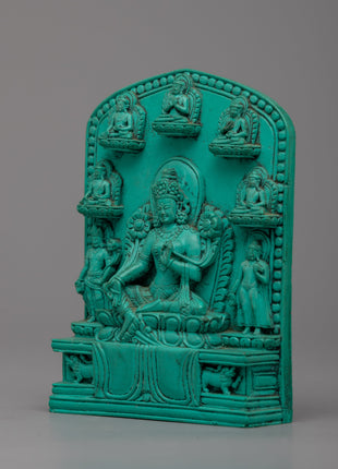 Mother Green Tara Buddha Statuette | Embrace of Compassion