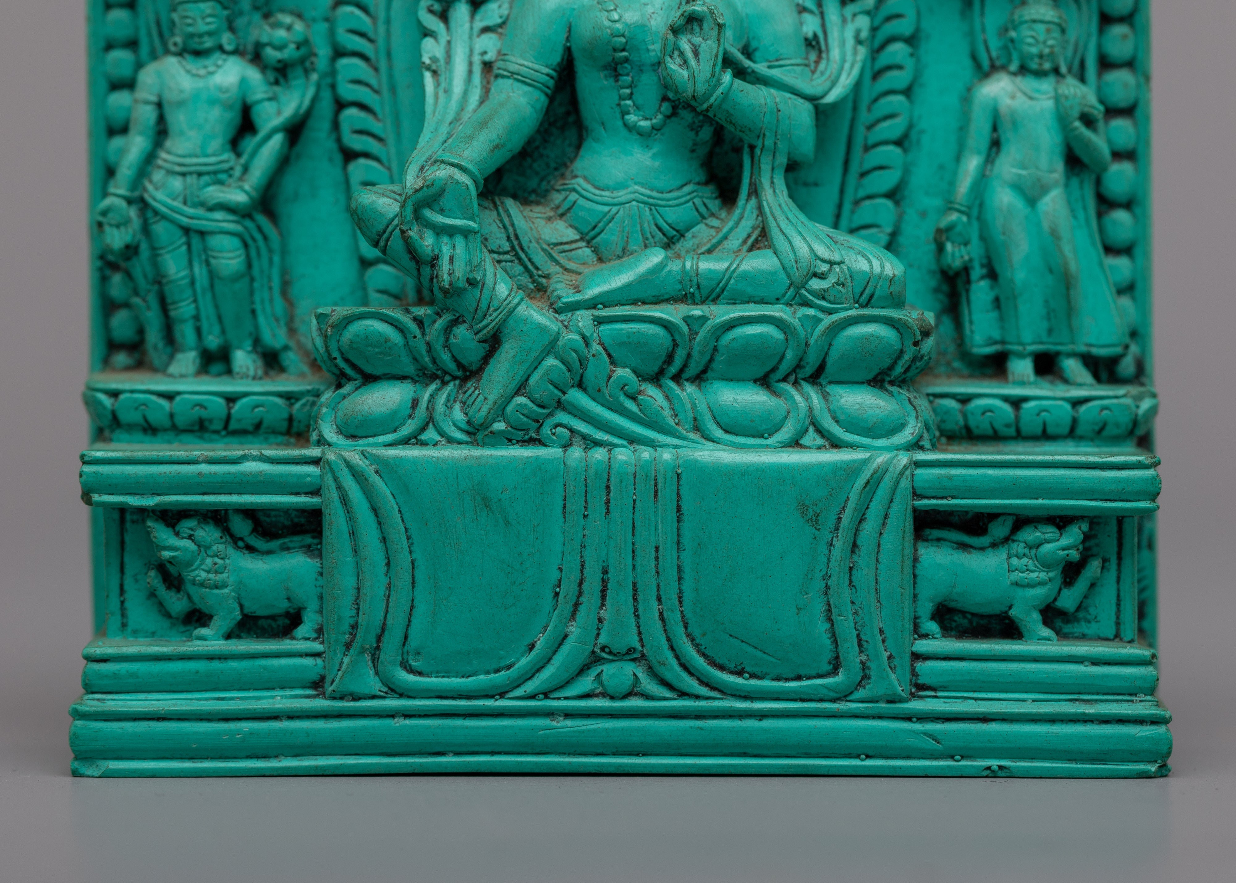 Mother Green Tara Buddha Statuette | Embrace of Compassion