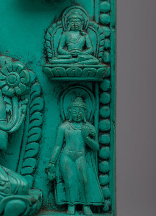 Mother Green Tara Buddha Statuette | Embrace of Compassion