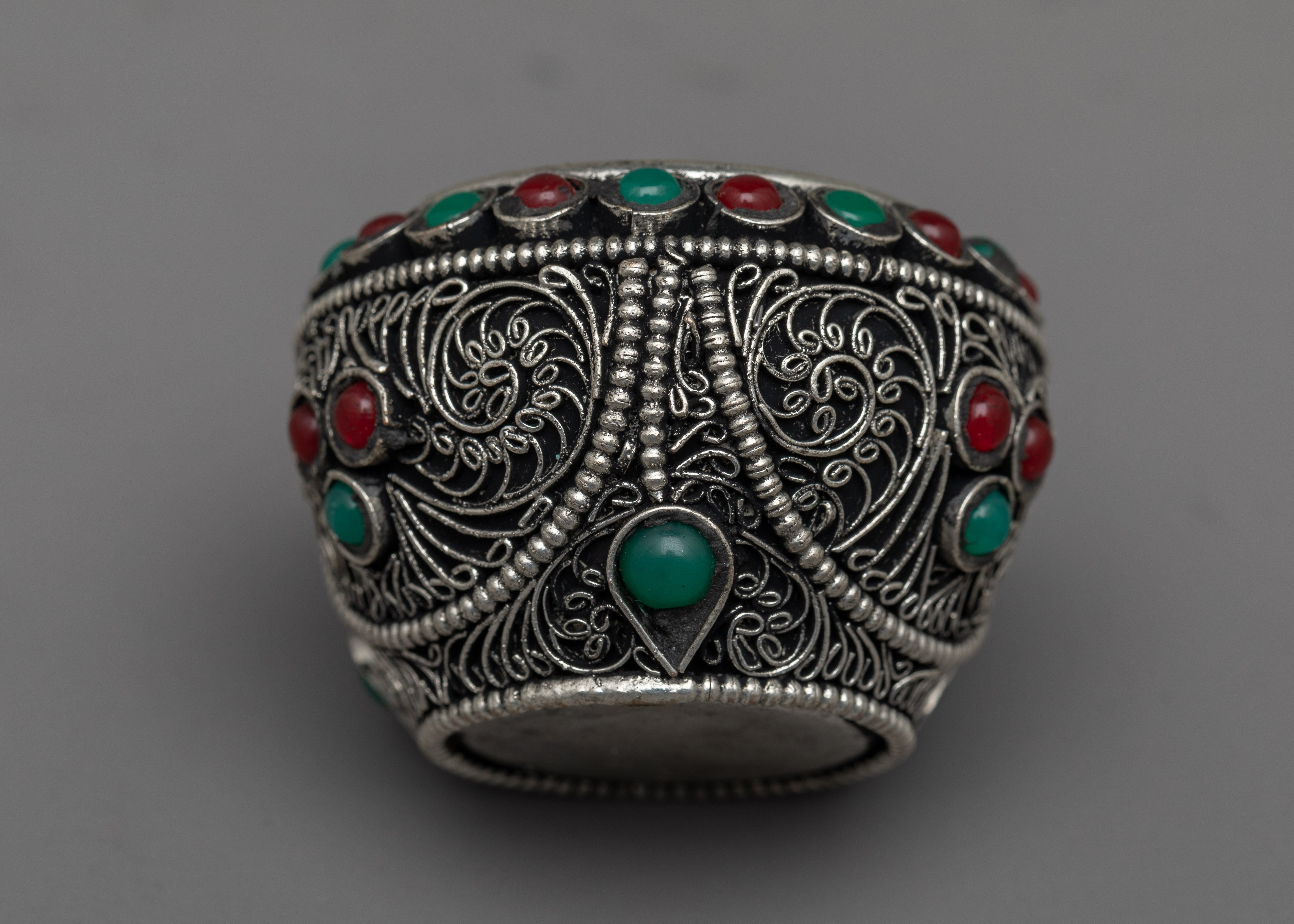 Tibetan Buddhist Golpa | Copper Vessel for Sacred Water and Offerings