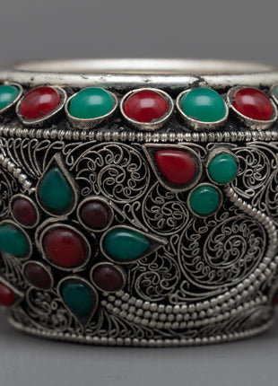 Copper Golpa for Devotional Practices | Spiritual Tool for Blessing