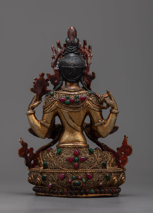 Chenresig Avalokiteshvara Statue | Bodhisattva of Great Compassion