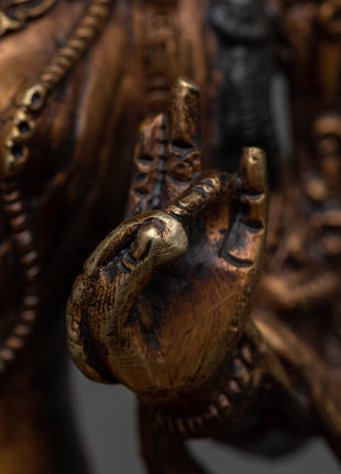 Copper Green Tara Statue | Divine Goddess for Healing and Empowerment