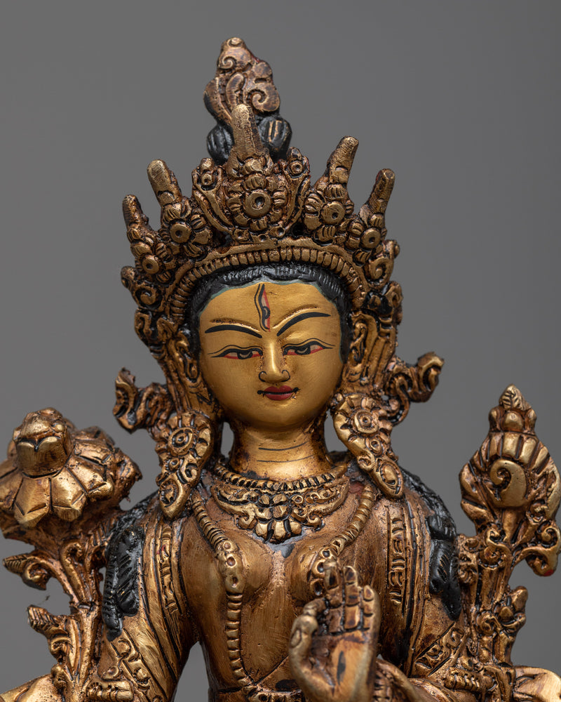 White Tara Buddhist Sculpture | Elegant and Timeless Art for Your Space