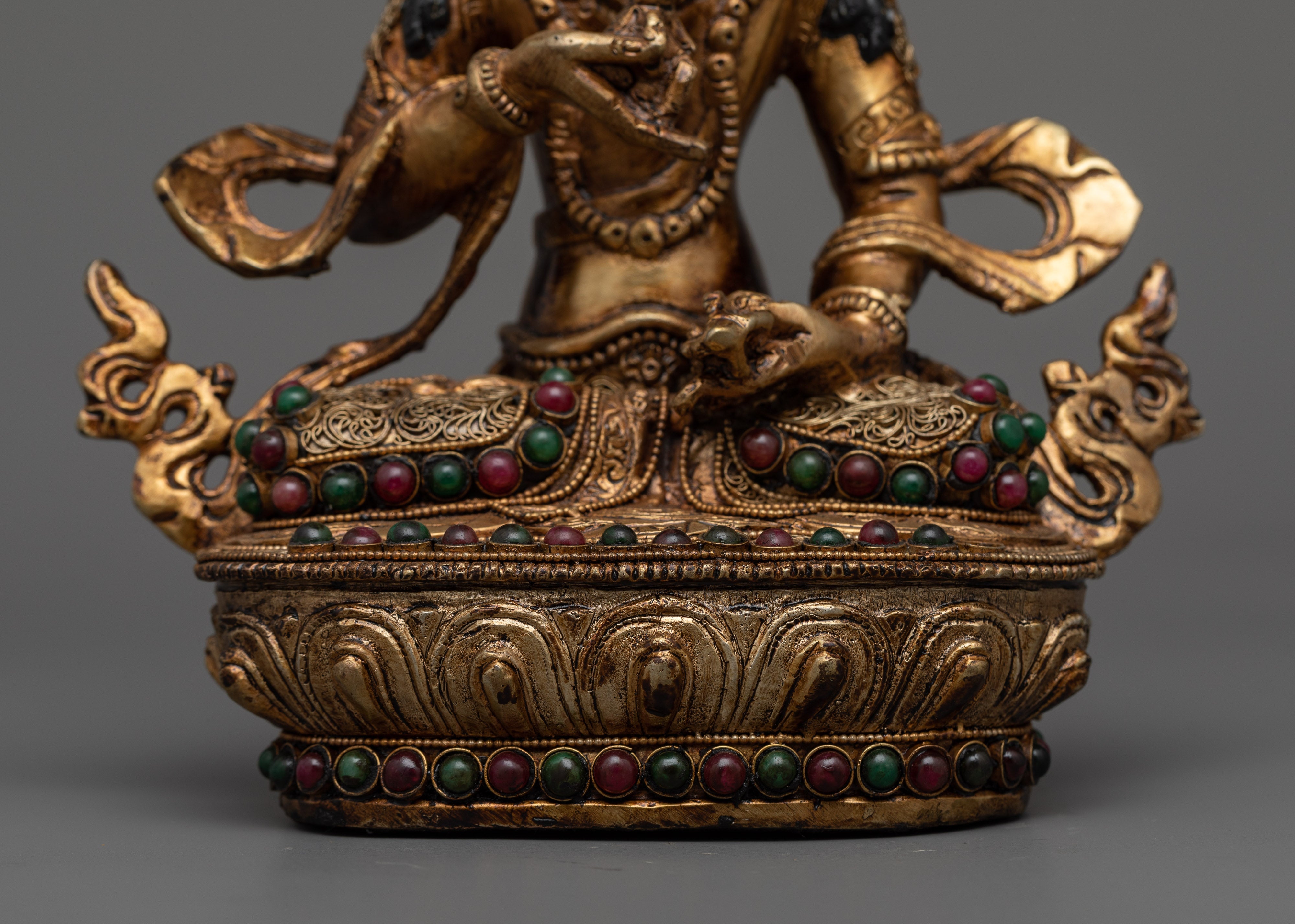 Himalayan Vajrasatva Buddhist Deity Figurine | Spiritual Decor for Spiritual Growth