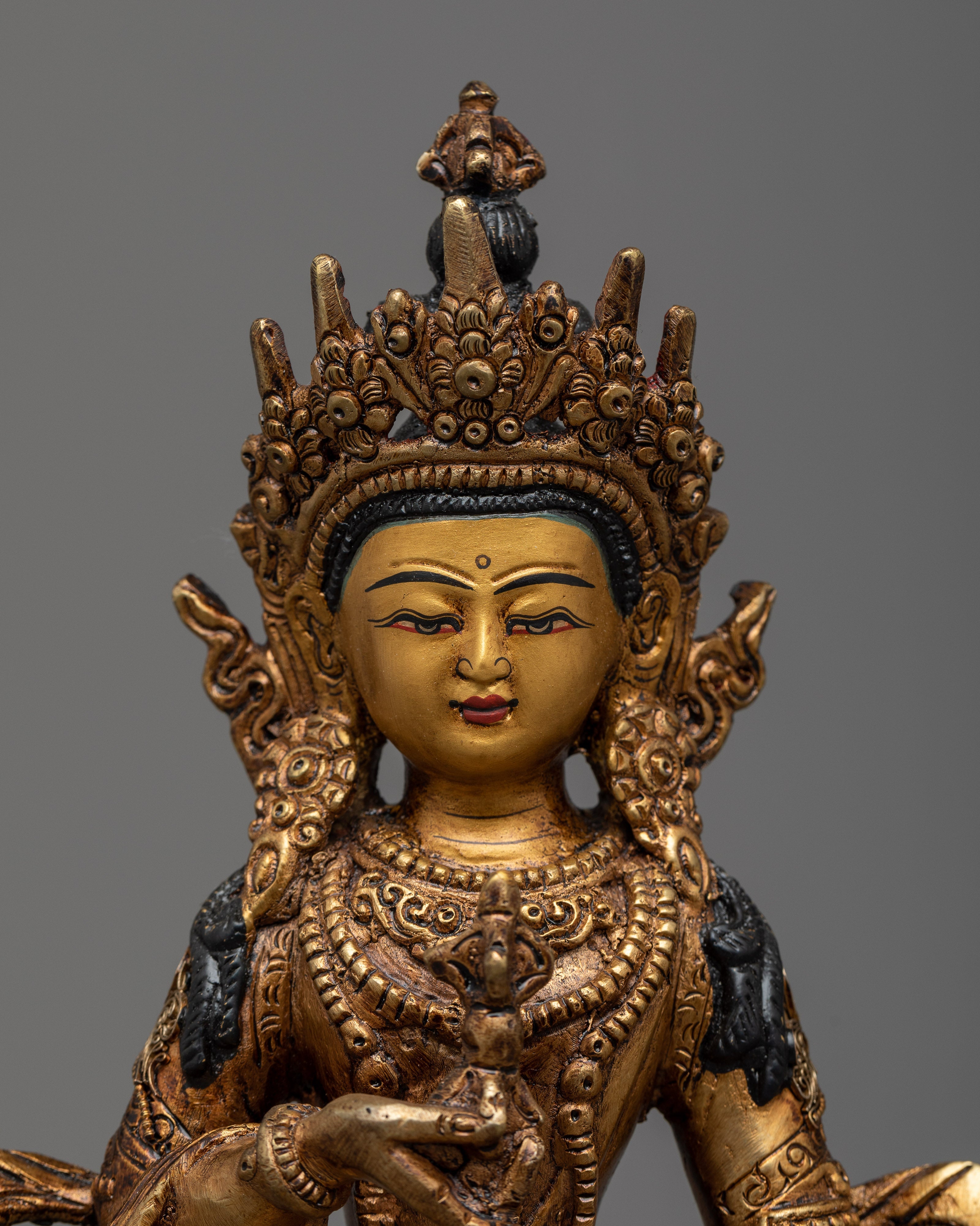Himalayan Vajrasatva Buddhist Deity Figurine | Spiritual Decor for Spiritual Growth