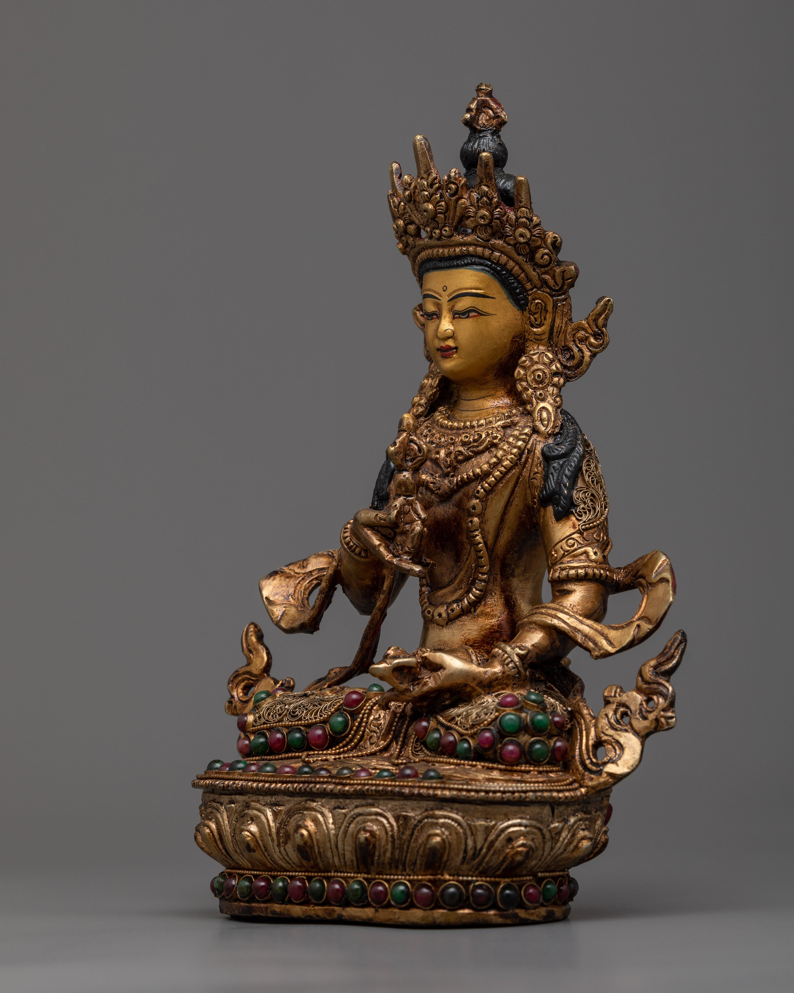 Himalayan Vajrasatva Buddhist Deity Figurine | Spiritual Decor for Spiritual Growth