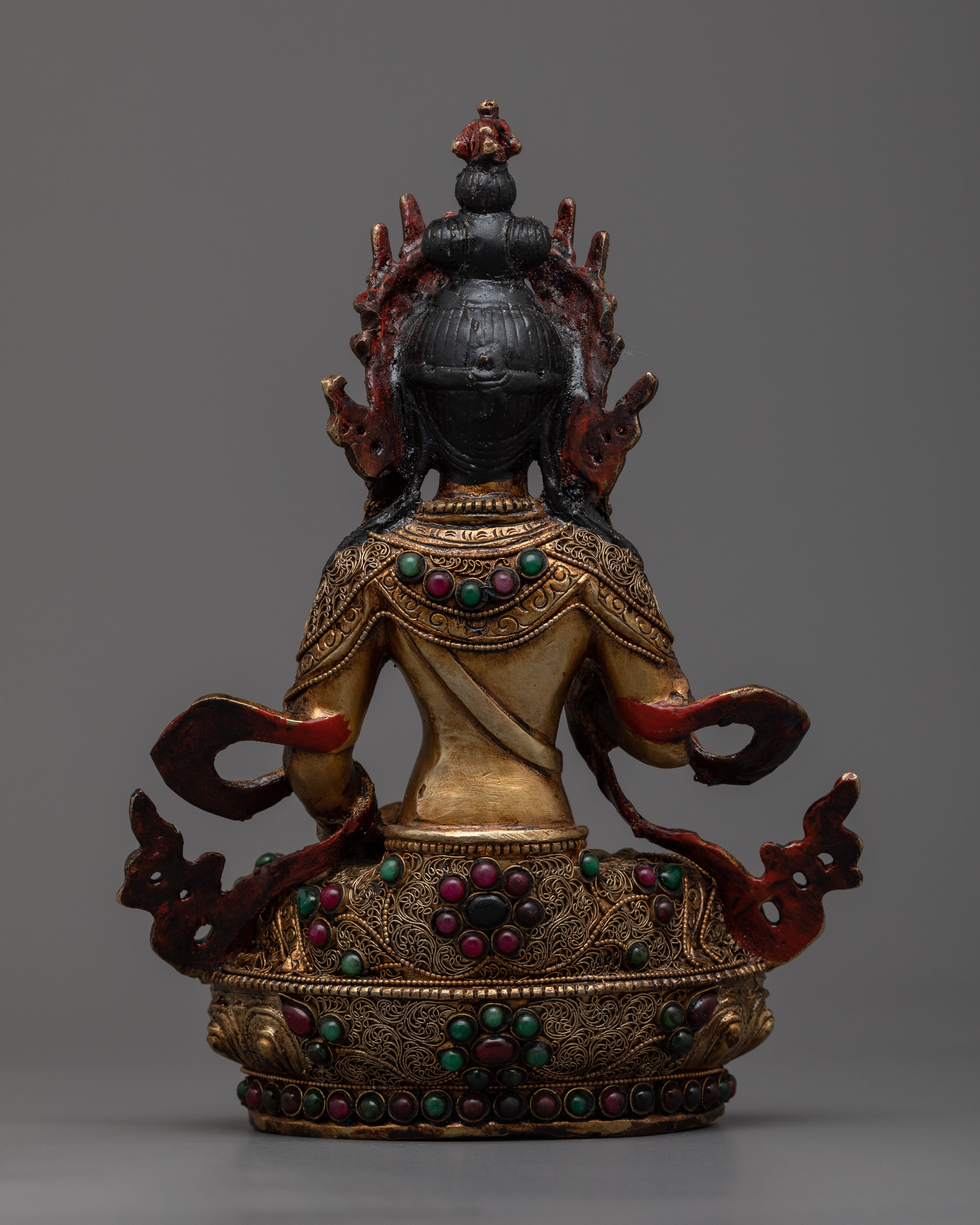 Himalayan Vajrasatva Buddhist Deity Figurine | Spiritual Decor for Spiritual Growth
