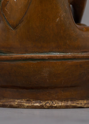 Tibetan Brass Shakyamuni Buddha Statue | Radiating the Energy of Spiritual Awakening