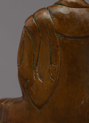 Tibetan Brass Shakyamuni Buddha Statue | Radiating the Energy of Spiritual Awakening
