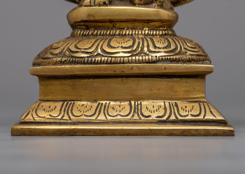 Nataraja Brass Statue | Fusion of Artistry and Spiritual Significanc