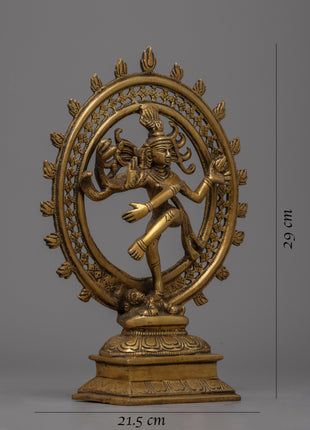Nataraja Brass Statue | Fusion of Artistry and Spiritual Significanc
