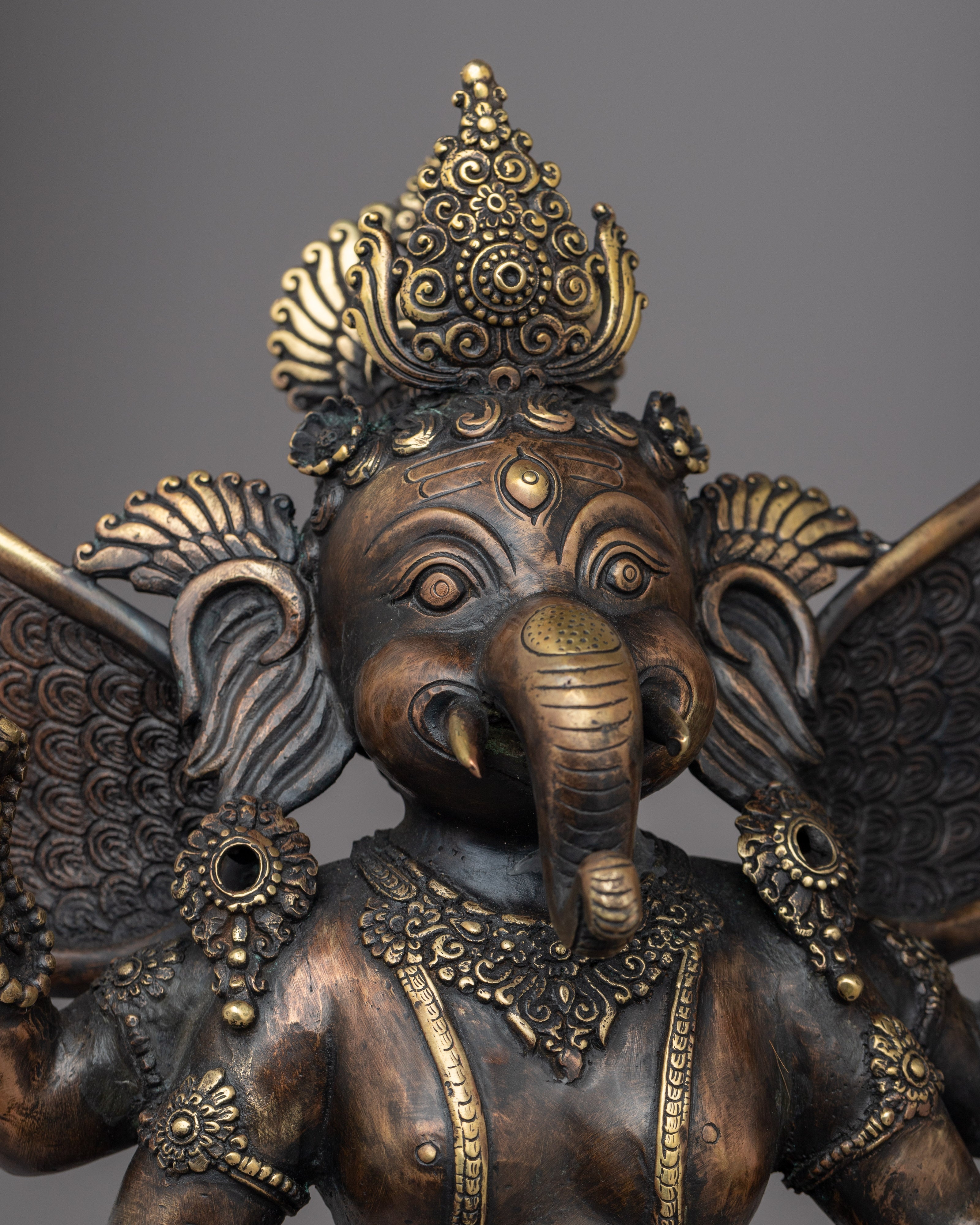 Exquisite Lord Ganesh Statue | Embodying Divine Blessings