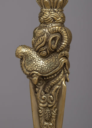 Brass Phurba Ritual Dagger | Symbol of Defeating Obstacles and Negative Force