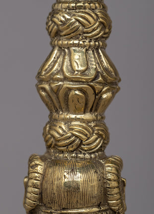 Brass Phurba Ritual Dagger | Symbol of Defeating Obstacles and Negative Force