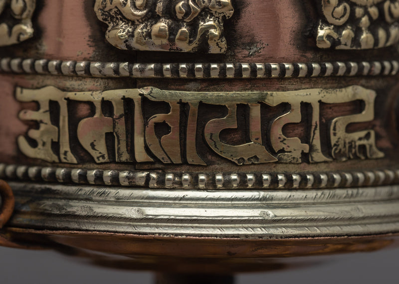 Mantra Prayer Wheel | Spinning Blessings and Positive Energy