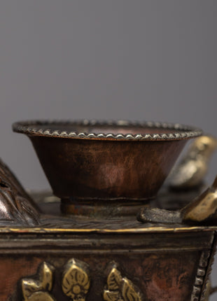 Prayer Wheel with Incense Burner | Enhancing Your Spiritual Atmosphere