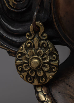Wrathful Mahakala Mask | Symbolizing the Ferocious Energy of Dharma