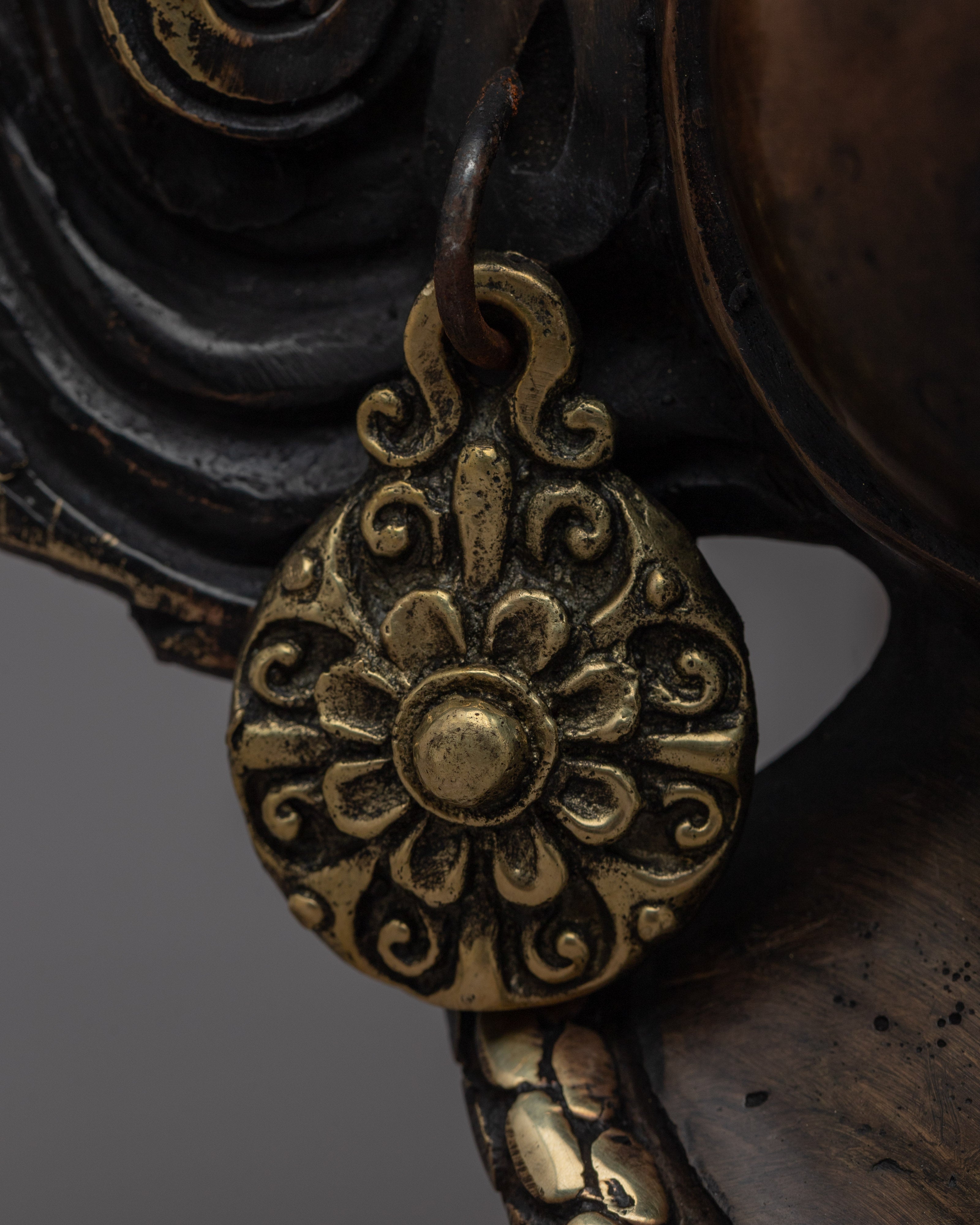 Wrathful Mahakala Mask | Symbolizing the Ferocious Energy of Dharma