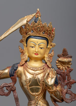 Manjushri Himalayan Art | Explore Wisdom with Our Manjushri Statue