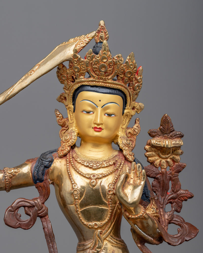 Manjushri Himalayan Art | Explore Wisdom with Our Manjushri Statue