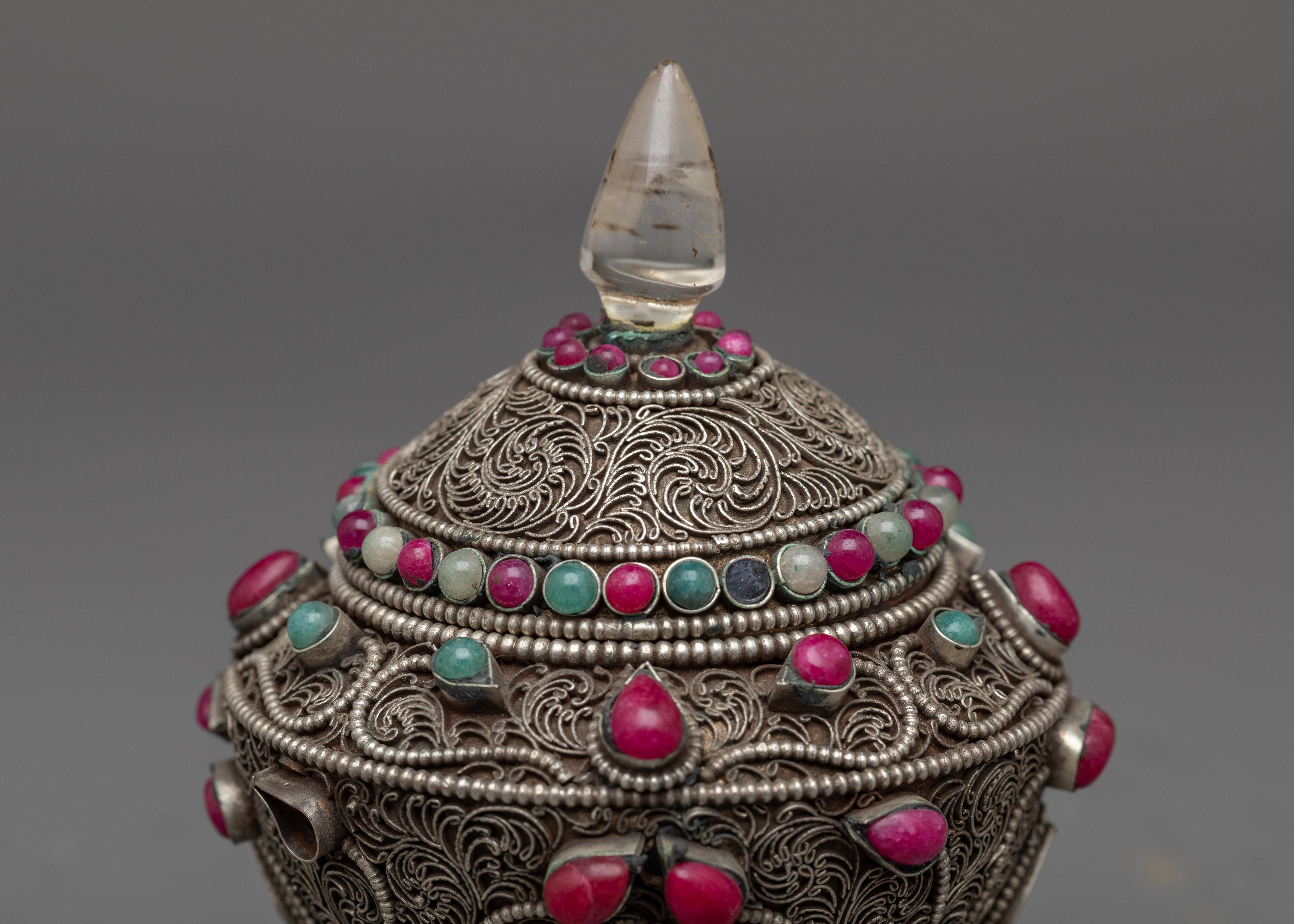 Sacred Dhupur Rice Pot | Tibetan Art Work