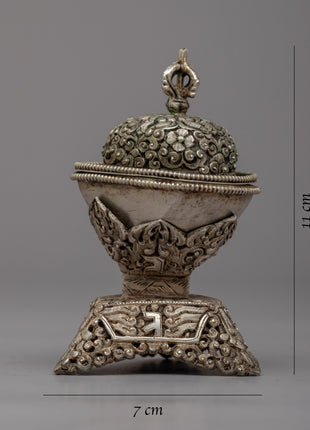 Kapala Tibetan Artwork | Unique and Spiritual Depiction of Ritual Skull Cup