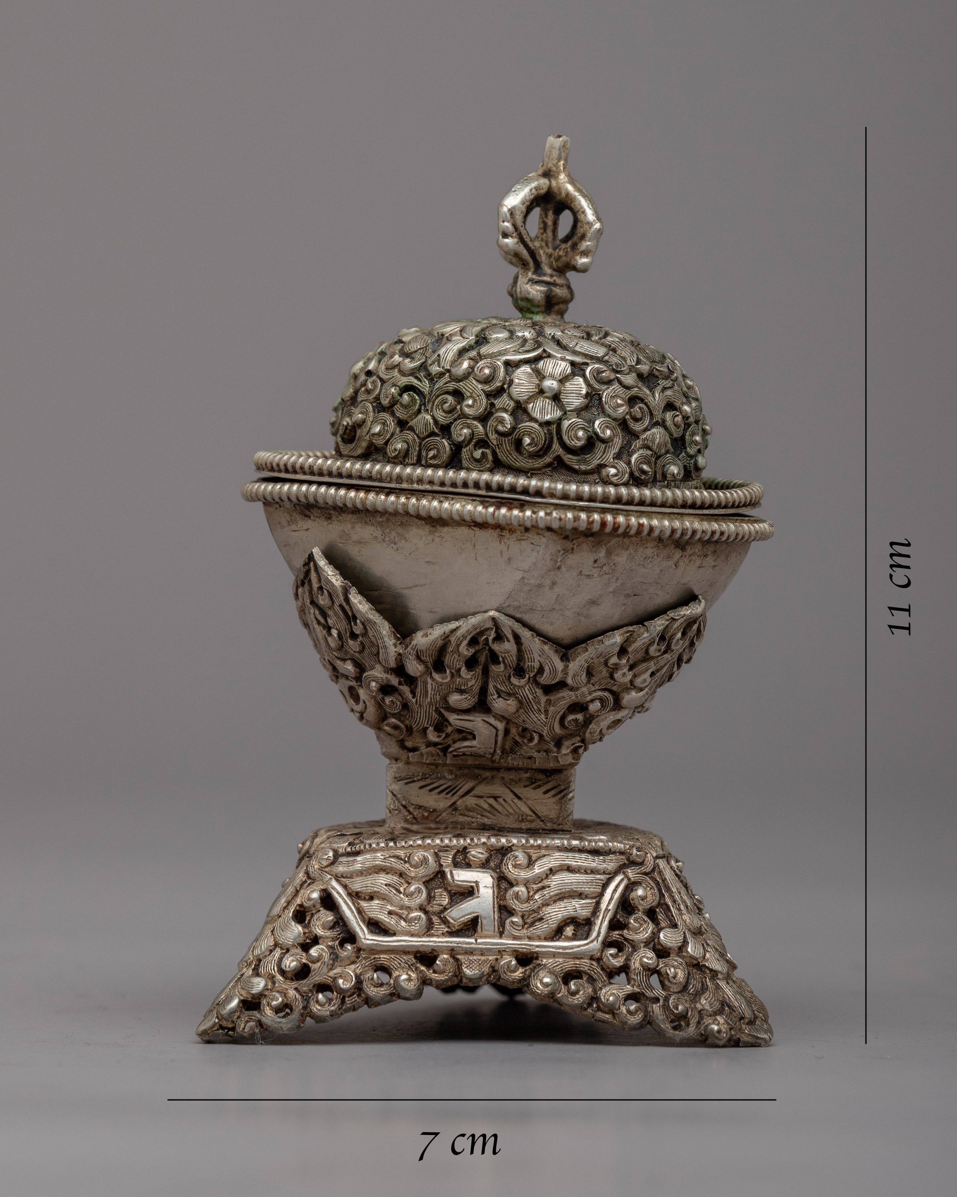 Kapala Tibetan Artwork | Unique and Spiritual Depiction of Ritual Skull Cup