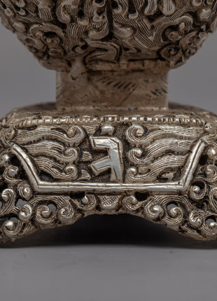 Kapala Tibetan Artwork | Unique and Spiritual Depiction of Ritual Skull Cup