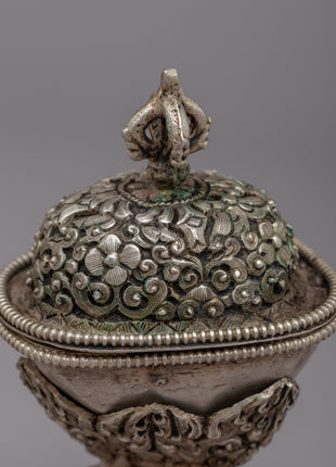 Kapala Tibetan Artwork | Unique and Spiritual Depiction of Ritual Skull Cup