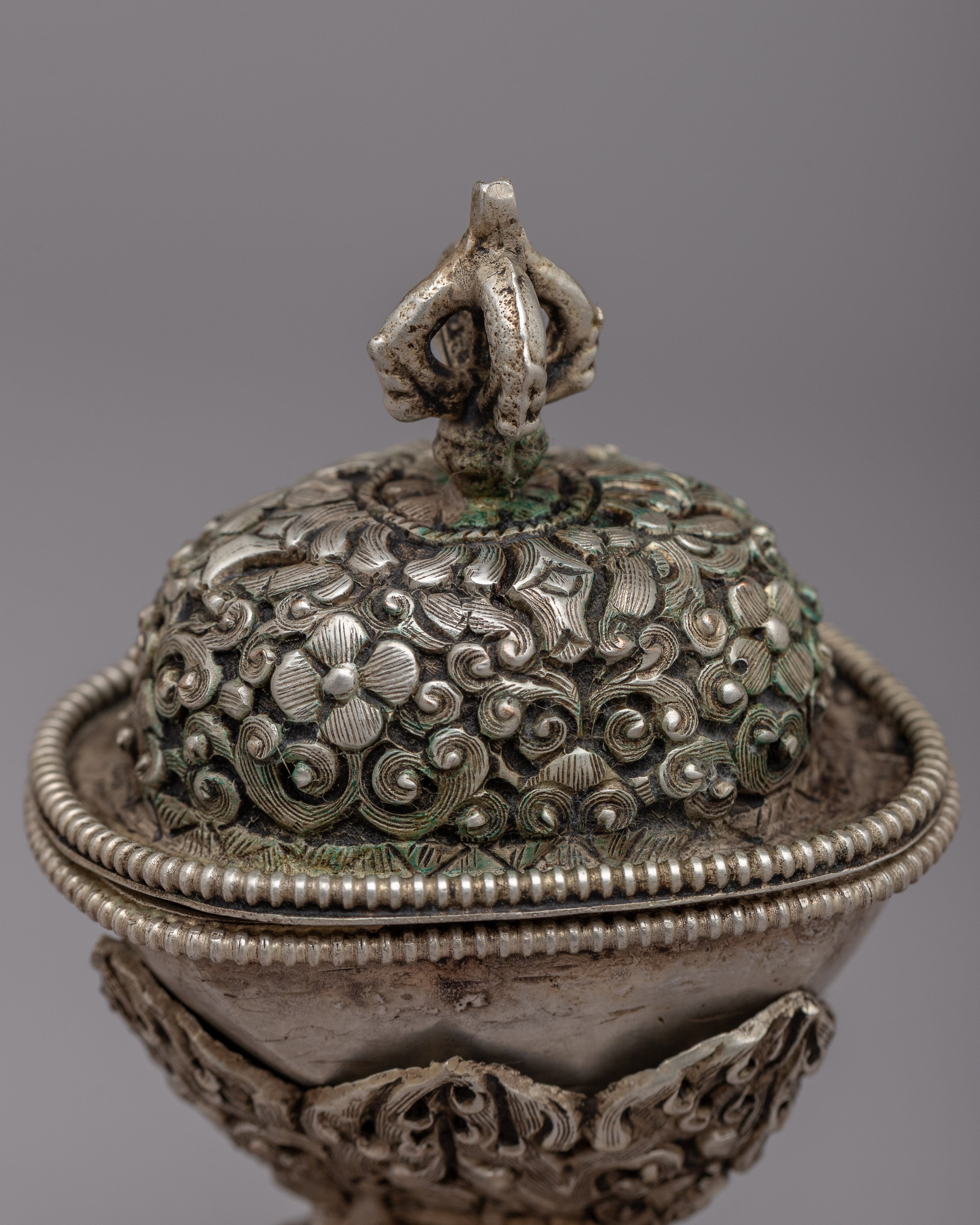 Kapala Tibetan Artwork | Unique and Spiritual Depiction of Ritual Skull Cup
