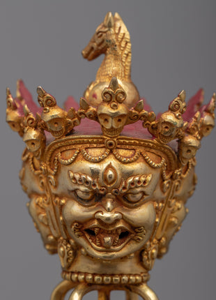 Tibetan Hayagriva Phurba Dagger | Powerful Devotional Object for Meditation