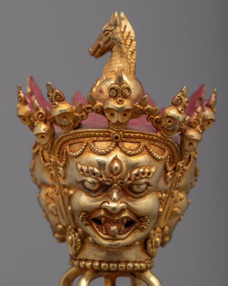 Tibetan Hayagriva Phurba Dagger | Powerful Devotional Object for Meditation