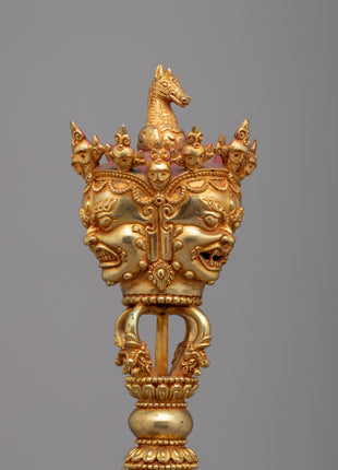 Tibetan Hayagriva Phurba Dagger | Powerful Devotional Object for Meditation