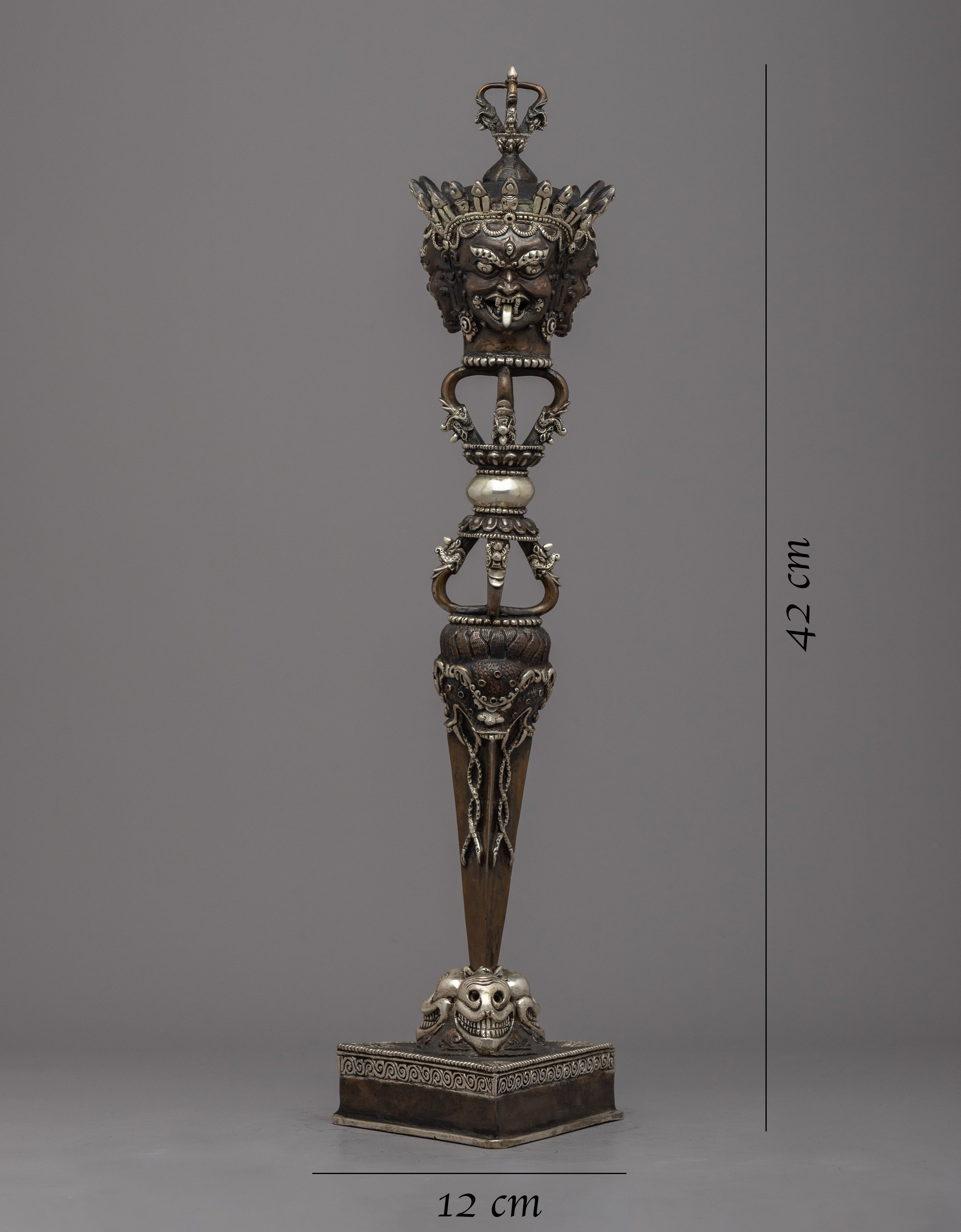 Handcrafted Phurba Tibetan Dagger | Spiritual Weapon for Dispelling Negativity