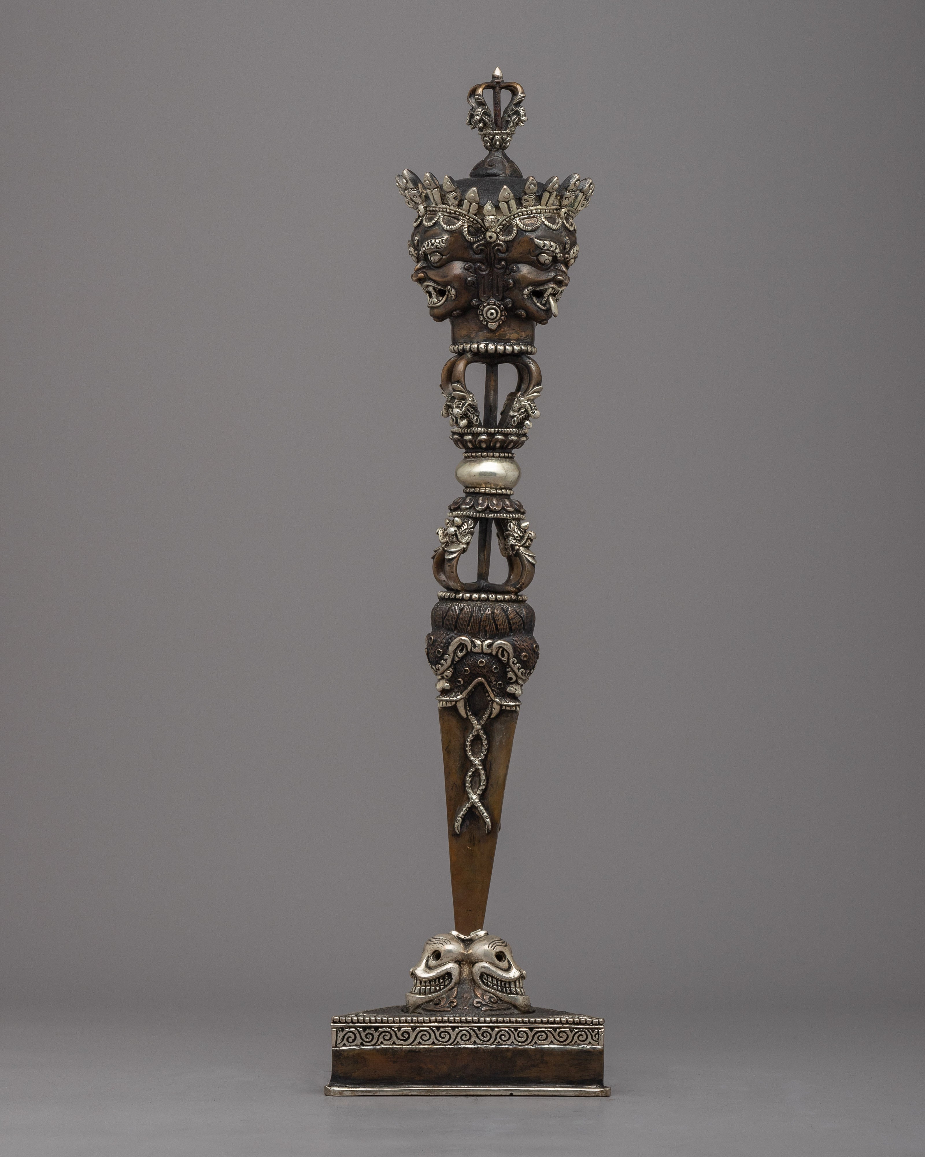 Handcrafted Phurba Tibetan Dagger | Spiritual Weapon for Dispelling Negativity