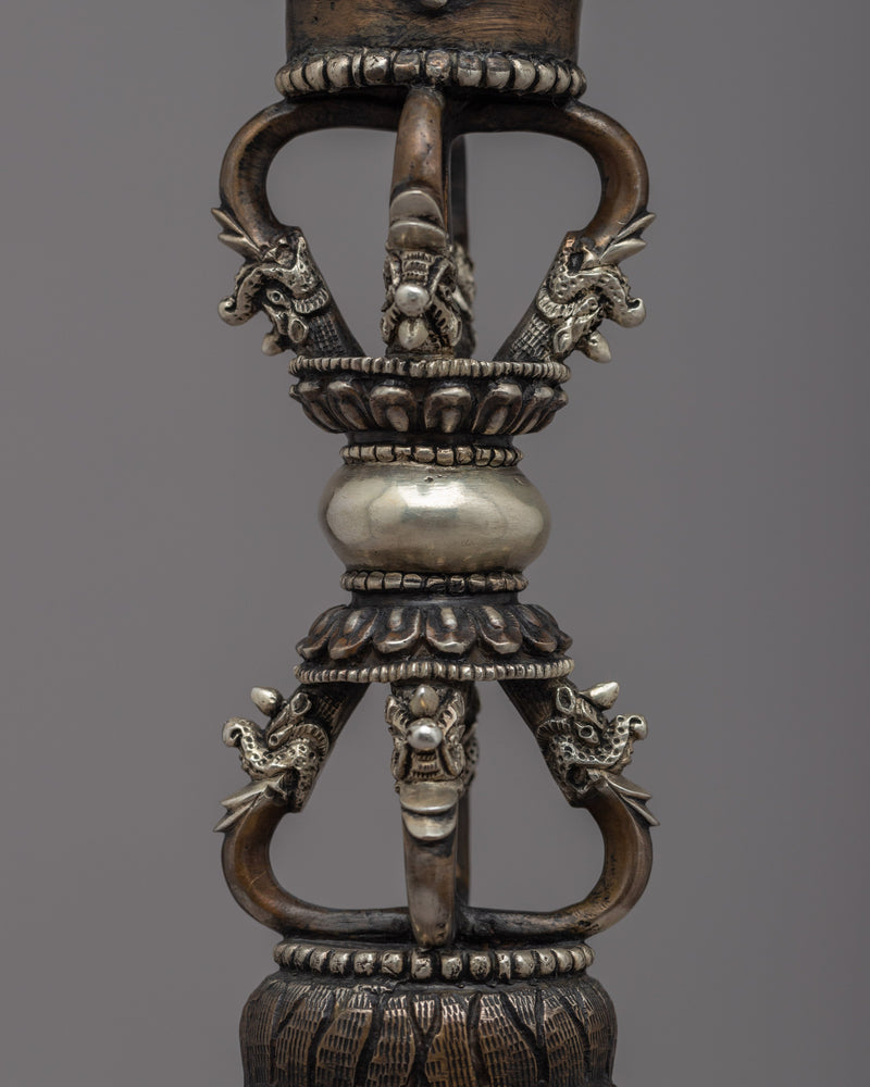 Handcrafted Phurba Tibetan Dagger | Spiritual Weapon for Dispelling Negativity