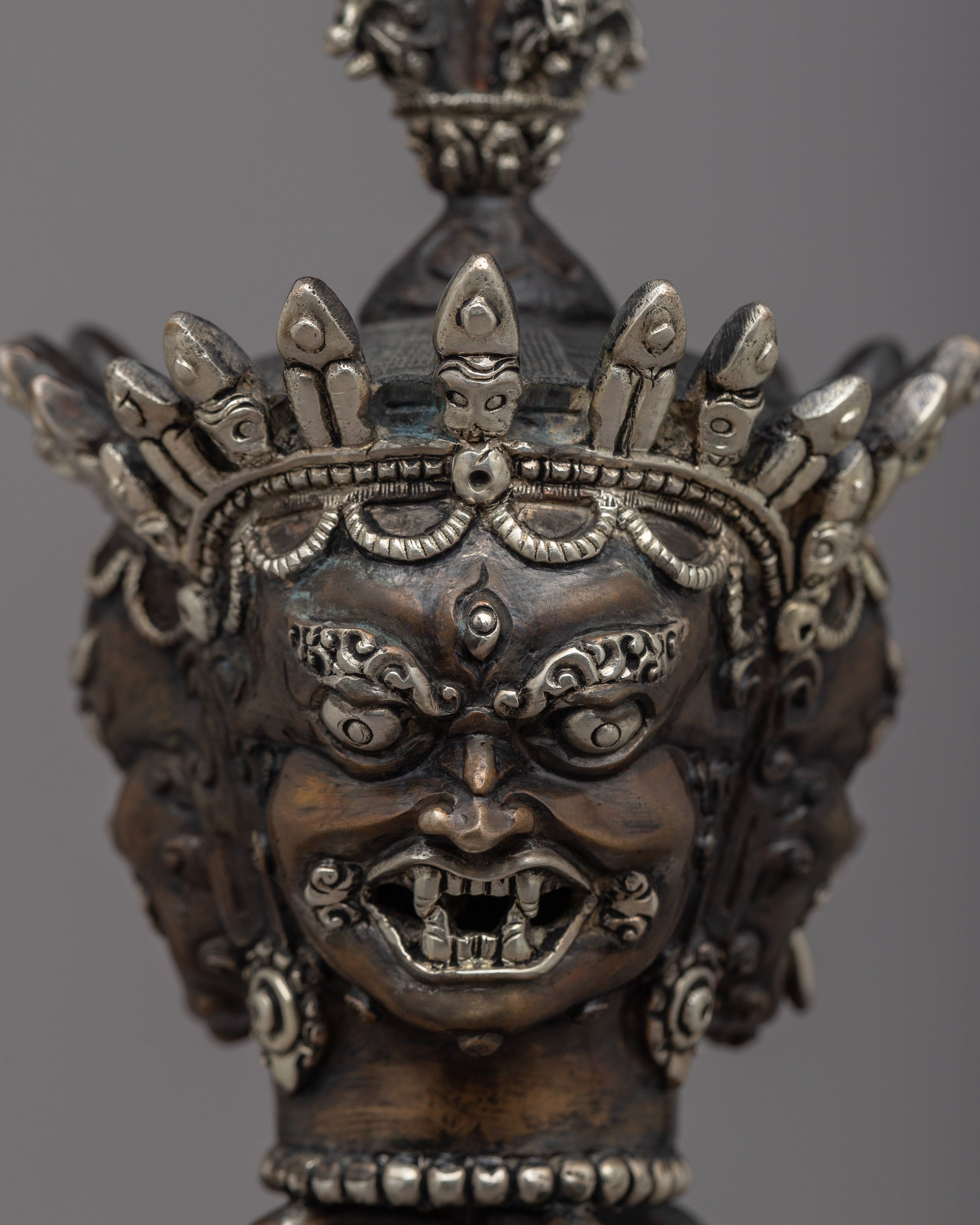 Handcrafted Phurba Tibetan Dagger | Spiritual Weapon for Dispelling Negativity
