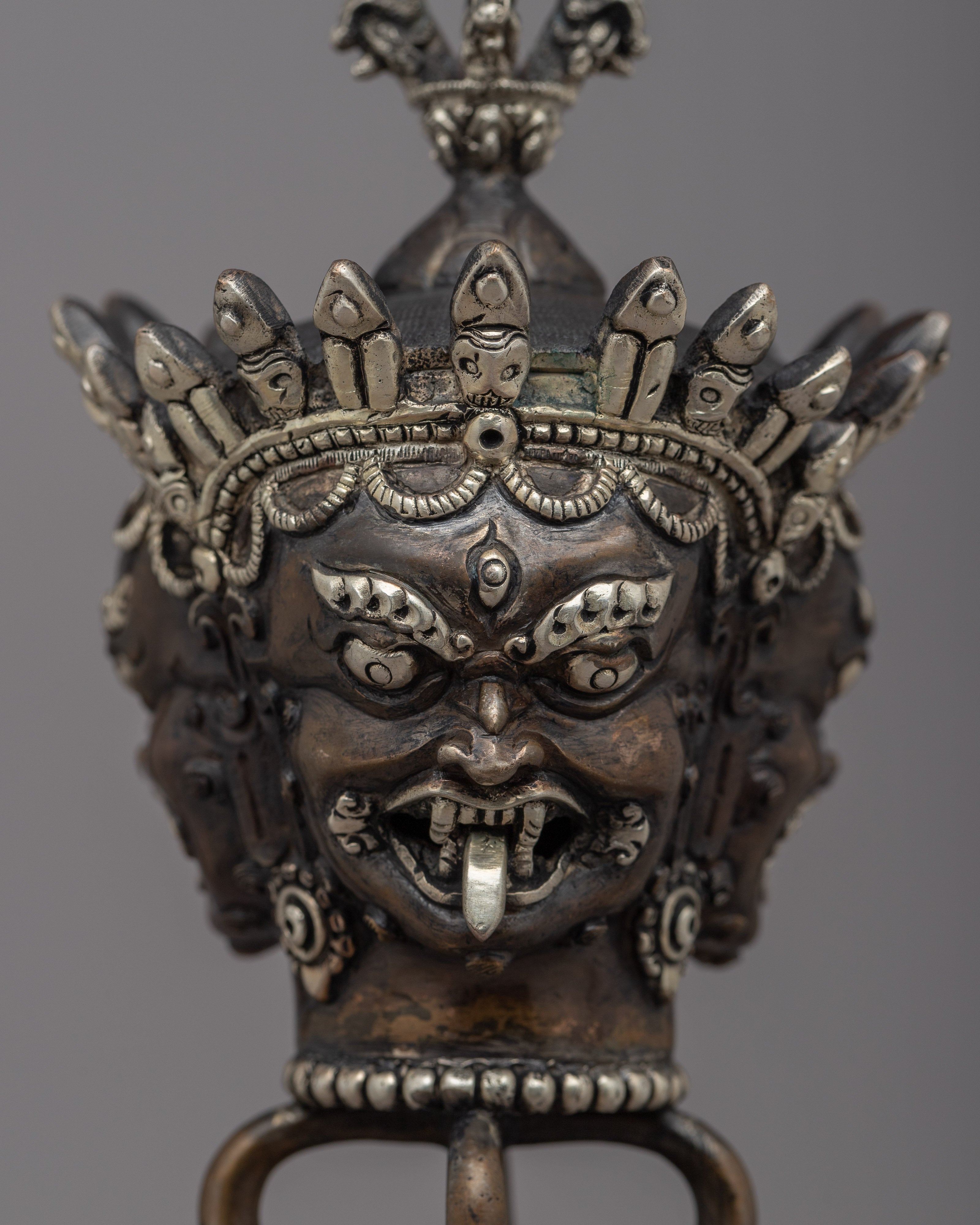Handcrafted Phurba Tibetan Dagger | Spiritual Weapon for Dispelling Negativity