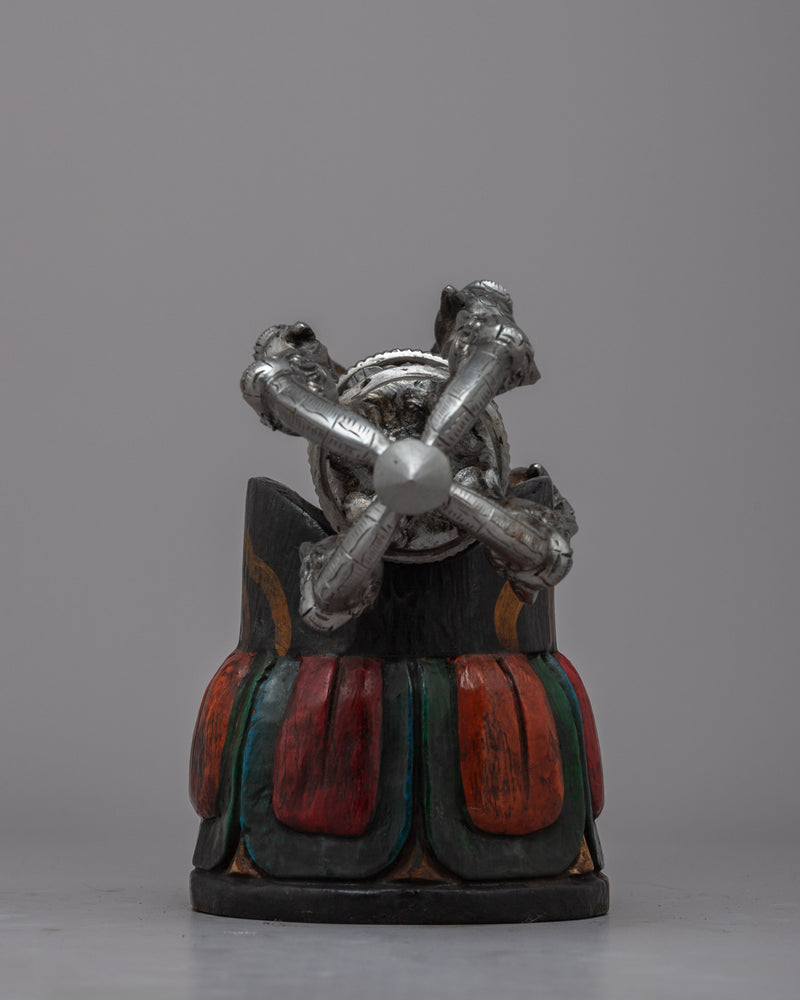 Handcrafted Iron Vajra Dorje | Sacred Tool for Spiritual Practice