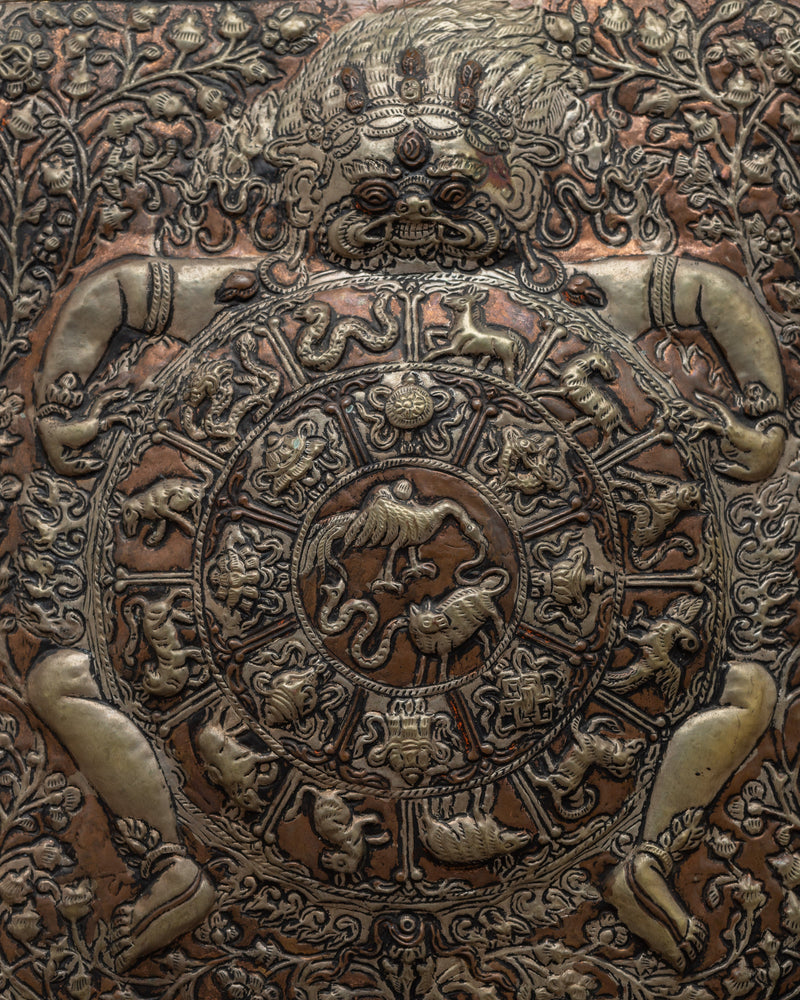 8 Auspicious Symbol Thanka Calander | Spiritual and Decorative Wall Art