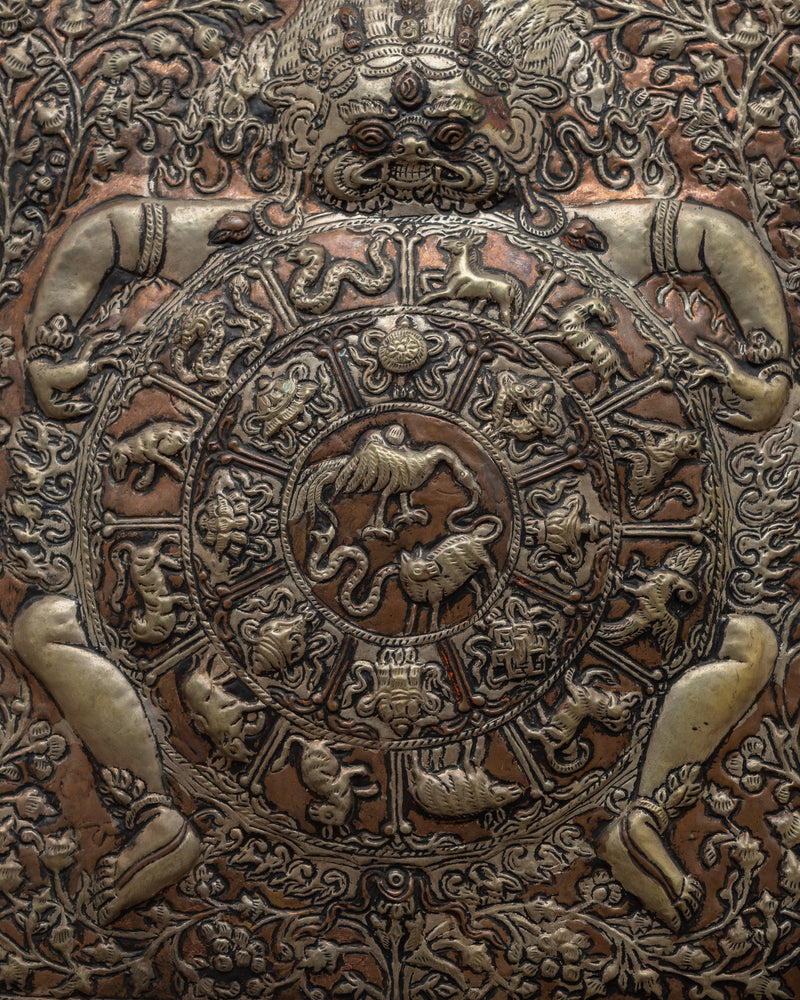 8 Auspicious Symbol Thanka Calander | Spiritual and Decorative Wall Art