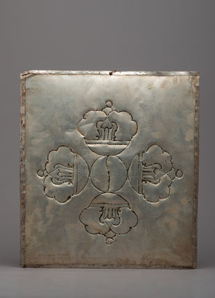 Wheel Of Life With Others Metal Thanka | Spiritual and Decorative Art