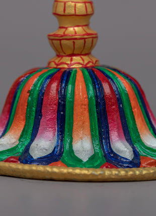 Colorful Auspicious Symbol | Vibrant Spiritual Decor