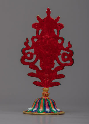 Colorful Auspicious Symbol | Vibrant Spiritual Decor