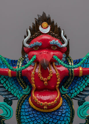 Handcrafted Garuda Bird Statue | Bird Figurine for Home Decor | Hindu Deity Sculpture