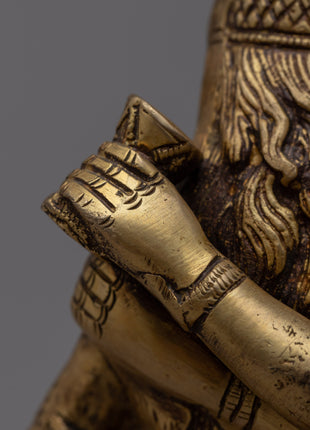 Brass Shiva Family Statue | Embrace the Essence of Creation